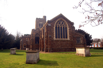 The church from the east March 2010